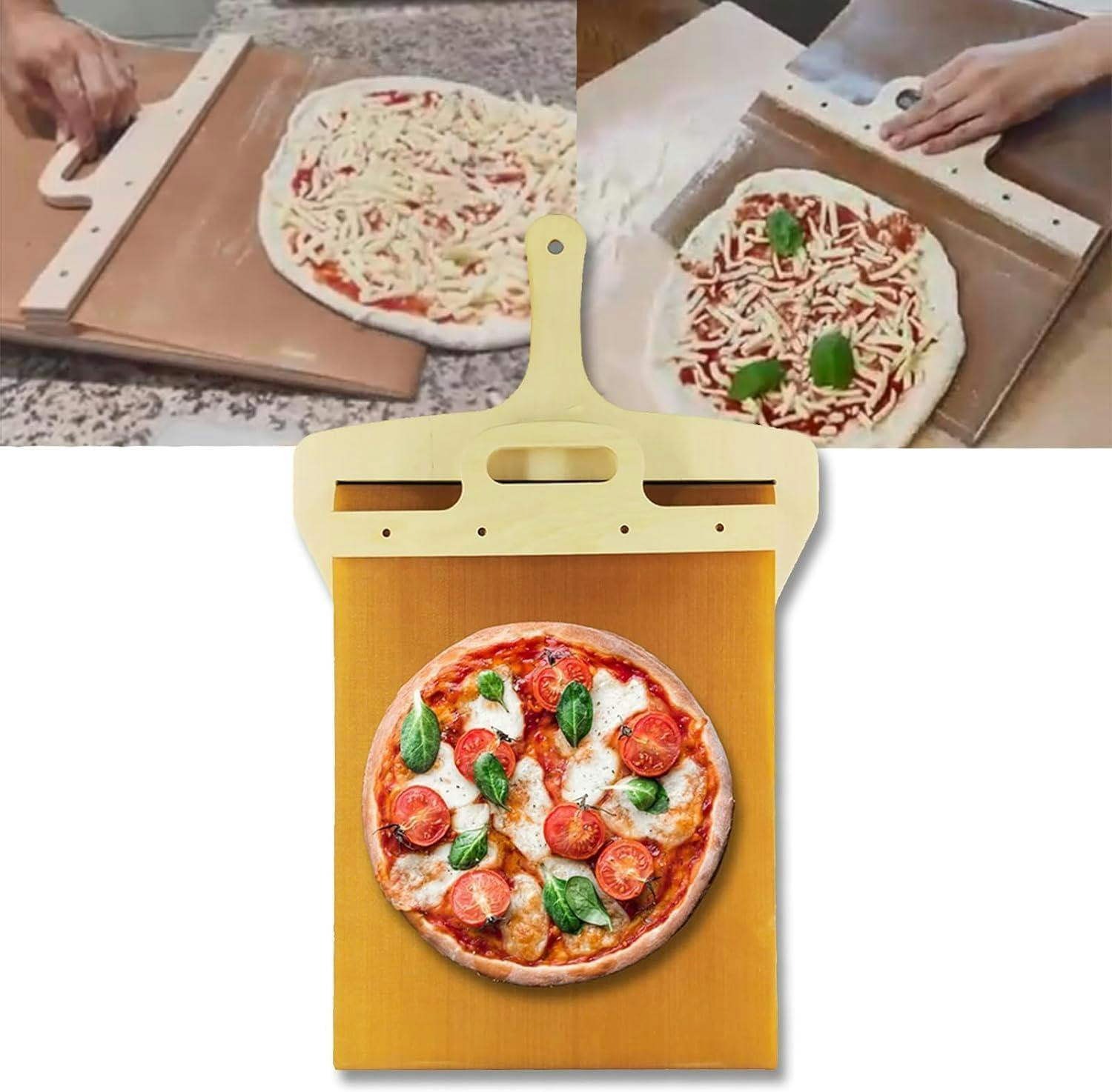 Magic Peel - Transfer Pizza Perfectly - Sliding Pizza Peel
