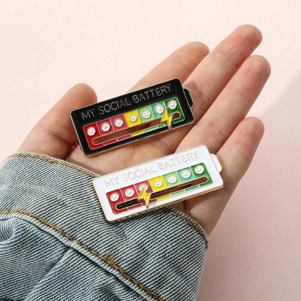 My Social Battery - Interactive Mood Pins
