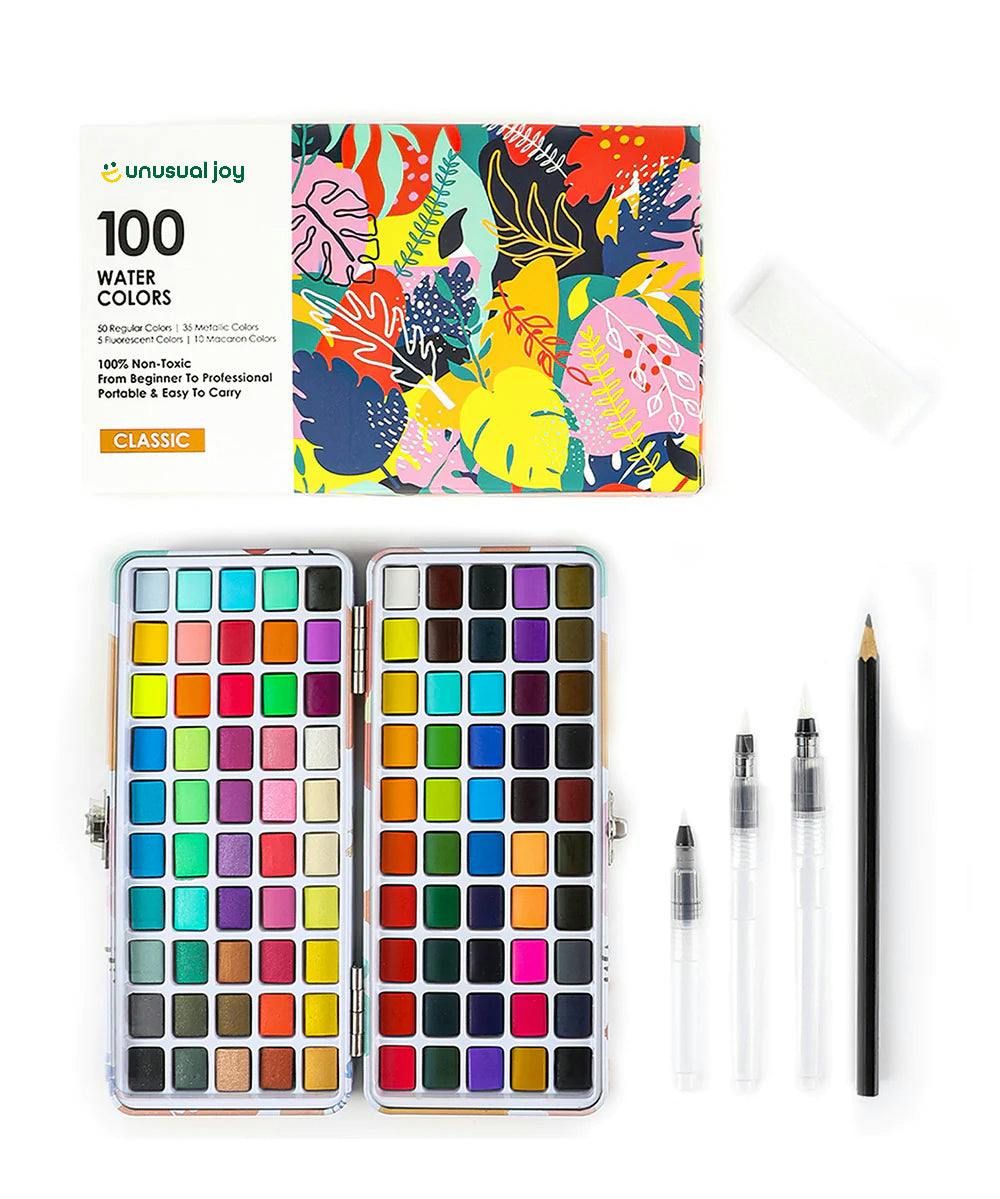 100 Color Watercolor Paint Bundle